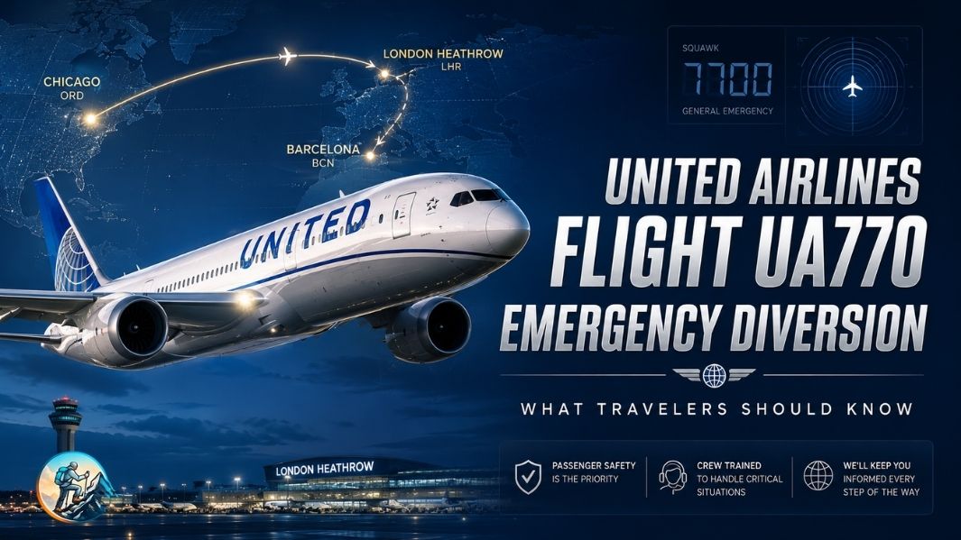 United Airlines Flight UA770 Emergency Diversion