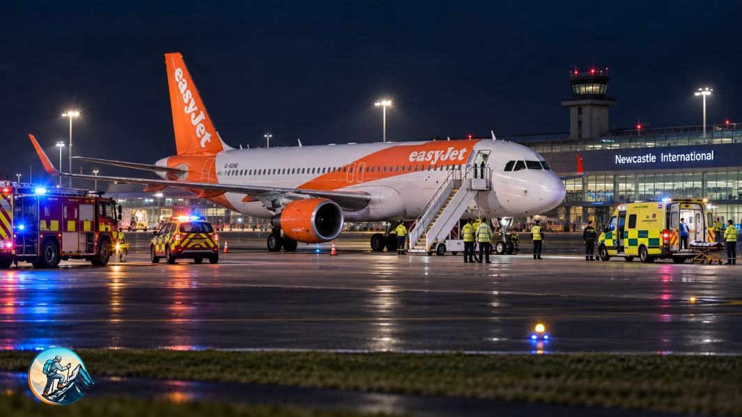 EasyJet Flight U2238 Emergency Landing Newcastle
