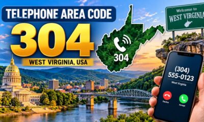 telephone area code 304